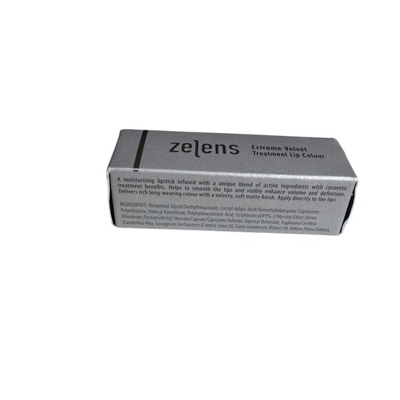 Zelens Extreme Velvet Raisin Lip Colour 5ml Hydrating Lipstick Rich Pigment - Picture 12 of 14